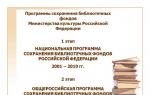 Vene Föderatsiooni raamatukogukogude säilitamise riiklik programm