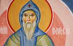 Ctihodný Anton Pečerský, zakladateľ Kyjevsko-pečerskej lavry (†1073) Ikona ctihodný Anton Pečerský