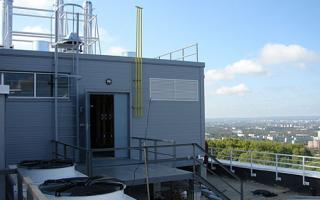 Roof boiler rooms for apartment buildings
